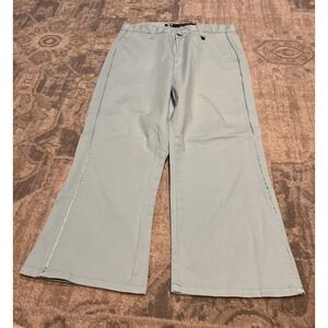 Rockies Vintage Womens High Rise Capri Pants Light Blue Size 7